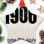 alpha -photo-3 Star Ornament (Two Sides)