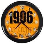 alpha -photo-2 Wall Clock (Black)