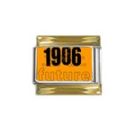 alpha -photo-2 Gold Trim Italian Charm (9mm)