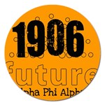 alpha -photo-2 Magnet 5  (Round)