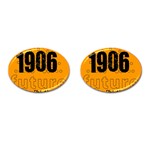 alpha -photo-2 Cufflinks (Oval)