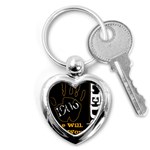 alpha -photo-1 Key Chain (Heart)