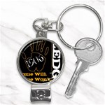 alpha -photo-1 Nail Clippers Key Chain