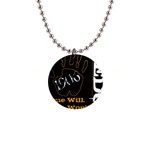 alpha -photo-1 1  Button Necklace