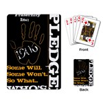 alpha -photo-1 Playing Cards Single Design