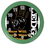 alpha -photo-1 Color Wall Clock