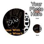 alpha -photo-1 Multi-purpose Cards (Round)