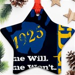 apo -photo-6 Star Ornament (Two Sides)