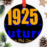 apo -photo-5 Round Ornament (Two Sides)