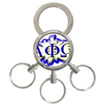 apo -photo-3 3-Ring Key Chain