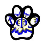 apo -photo-3 Magnet (Paw Print)