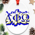 apo -photo-3 Oval Ornament (Two Sides)