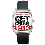 delta -photo-10 Square Metal Watch