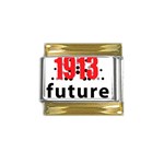 delta -photo-5 Gold Trim Italian Charm (9mm)