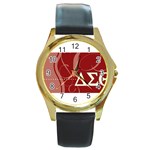 delta -photo-4 Round Gold Metal Watch