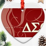 delta -photo-4 Heart Ornament (Two Sides)