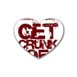gamma sig -photo-5 Rubber Coaster (Heart)
