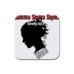 gamma sig -photo-3 Rubber Square Coaster (4 pack)