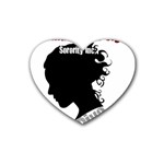 gamma sig -photo-3 Rubber Coaster (Heart)