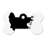 gamma sig -photo-3 Dog Tag Bone (Two Sides)