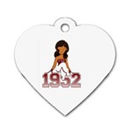 gamma sig -photo-1 Dog Tag Heart (One Side)