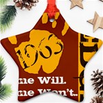 iota -photo-5 Star Ornament (Two Sides)