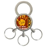 iota -photo-3 3-Ring Key Chain