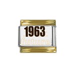 iota -photo-2 Gold Trim Italian Charm (9mm)