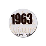 iota -photo-2 Rubber Round Coaster (4 pack)