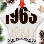 iota -photo-2 Star Ornament (Two Sides)