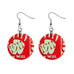 kappa -photo-2 1  Button Earrings