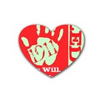 kappa -photo-2 Rubber Coaster (Heart)