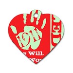 kappa -photo-2 Dog Tag Heart (One Side)