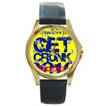 kappa kappa phi -photo-2 Round Gold Metal Watch