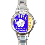 kappa kappa phi -photo-1 Round Italian Charm Watch