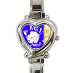 kappa kappa phi -photo-1 Heart Italian Charm Watch