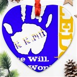kappa kappa phi -photo-1 Heart Ornament (Two Sides)