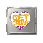 omega -photo-5 Mega Link Heart Italian Charm (18mm)