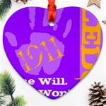 omega -photo-4 Heart Ornament (Two Sides)