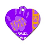 omega -photo-4 Dog Tag Heart (One Side)