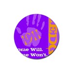 omega -photo-4 Rubber Coaster (Round)