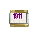omega -photo-2 Gold Trim Italian Charm (9mm)