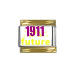 omega -photo-1 Gold Trim Italian Charm (9mm)