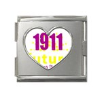 omega -photo-1 Mega Link Heart Italian Charm (18mm)