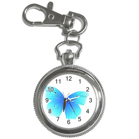 Blue Butterfly Key Chain Watch from ArtsNow.com Front