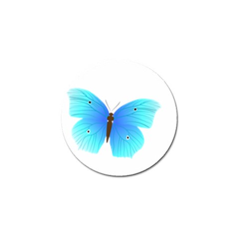 Blue Butterfly Golf Ball Marker (4 pack) from ArtsNow.com Front