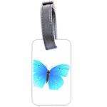 Blue Butterfly Luggage Tag (two sides)