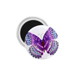 Purple Butterfly 1.75  Magnet