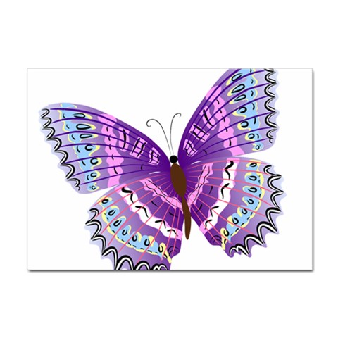 Purple Butterfly Sticker A4 (10 pack) from ArtsNow.com Front