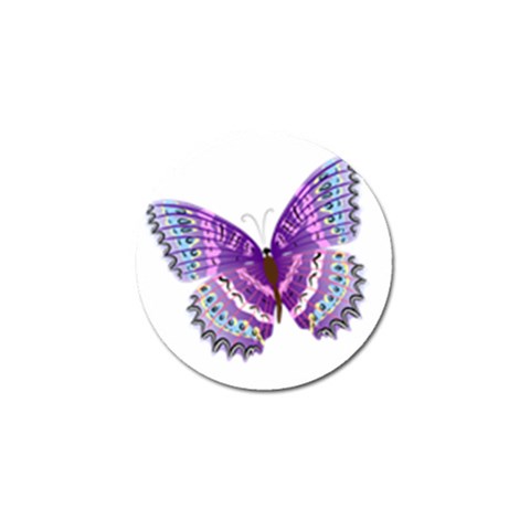 Purple Butterfly Golf Ball Marker (10 pack) from ArtsNow.com Front